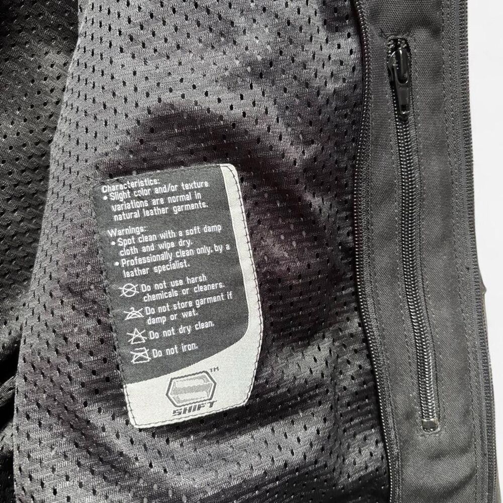 Shift Racing Leather Motorcycle Jacket - Picture 6 of 7